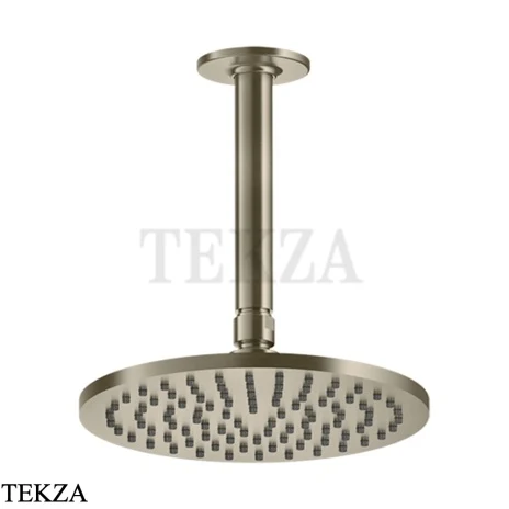 Gessi INCISO SHOWER Верхняя душевая лейка с кронштейном 58152-149, Finox Brushed Nickel