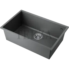 Omoikiri Tedori 66-U Кухонная мойка Tetogranit прямоугольная 4993979 платина