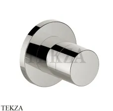 Keuco IXMO Pure Вентиль переключатель на 2 потока, круг, внешняя часть 59556050001, Никель шлифованный