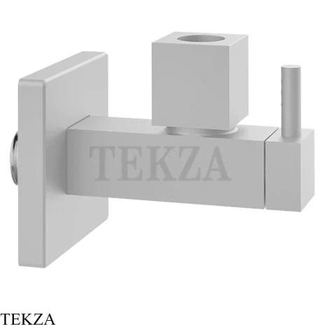 Gessi TOTAL LOOK Запорный клапан с фильтром, квадратный 01412-279, белый матовый
