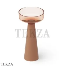 Dea Design Pedestal Basin Раковина напольная Glasstech DD2018 425 R9, Brown Copper R9