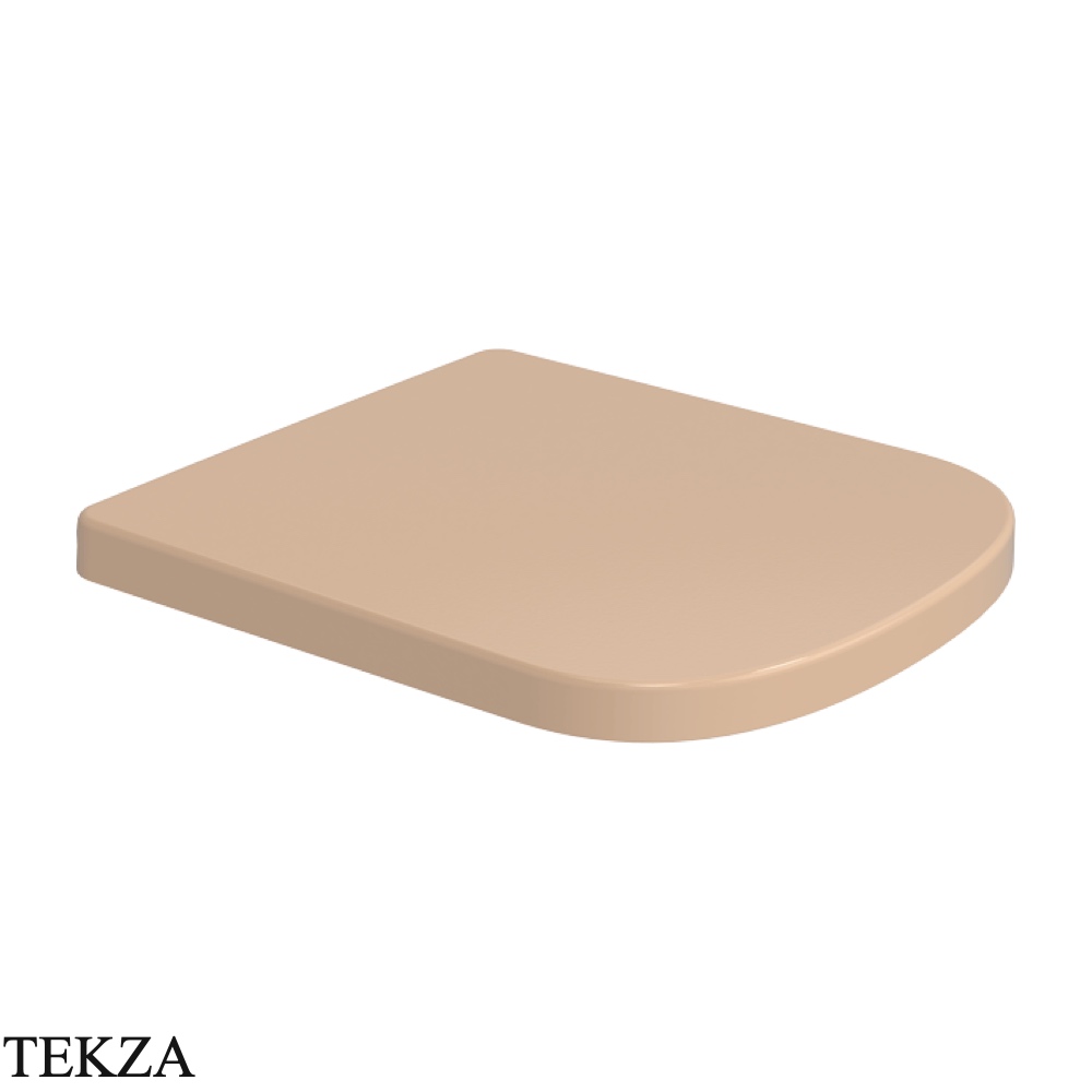 Flaminia Play сиденье с крышкой обхватывающее с микролифтом 36×42,5×3,6 см, бежевый Avana глянец