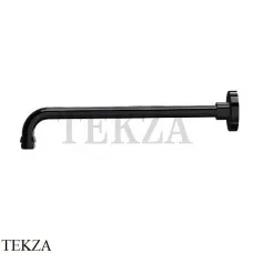 Newform Кронштейн для душа круглый настенный L=300 27669.01.093, черный матовый