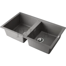 Omoikiri Kitagawa 86-2 Кухонная мойка Artceramic две чаши 4993491 leningrad grey