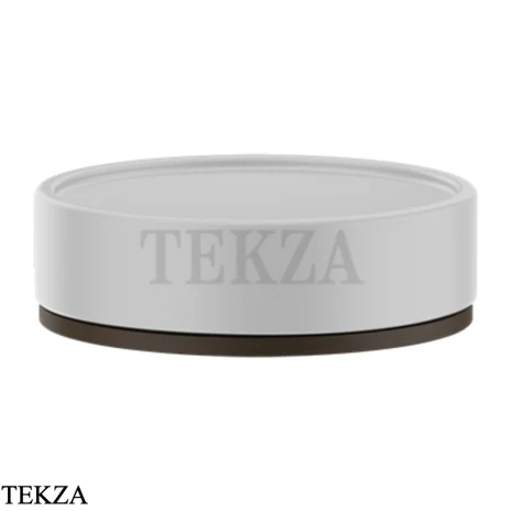 Gessi INCISO accessories Мыльница настольная, белый 58525-845, Dark Bronze