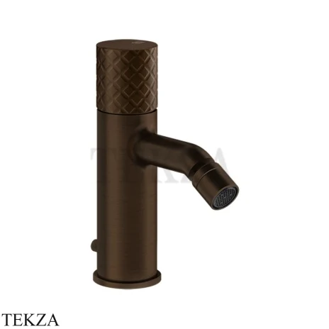 Gessi Habito INTRECCIO Смеситель для биде, с донным клапаном 70107-845, Dark Bronze