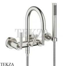 Dornbracht TARA Смеситель для ванны на стену, с гарнитуром 25133882-06, платина матовая