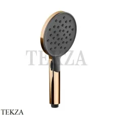Gessi Shower Душевая лейка 3-х позиционная с черным диском 47350-735, Warm Bronze