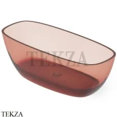 Dea Design Soul Ванна отдельностоящая скругленная 170x72 Glasstech DD8630 1700 R5, Pomegranate R5