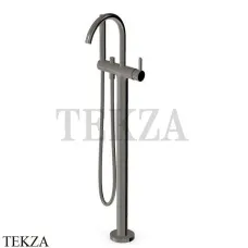 Zucchetti Isy22 Смеситель для ванны напольный, внешняя часть ZIS748.C50, metal black