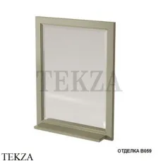 Caprigo ALBION Зеркало в раме с полкой, 10330-B059, verde pistacchio