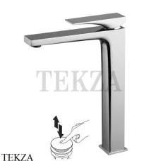 FIMA Carlo Frattini Zeta Смеситель для раковины, с донным клапаном F3961/HNCR, хром глянец