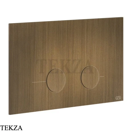 Gessi Total look Клавиша смыва для инсталляции SANIT, Villeroy&Boch, 54619-713, Antique Brass