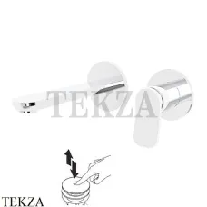 FIMA Carlo Frattini FLO Смеситель для раковины, внешняя часть, F3821WX8BS, белый матовый