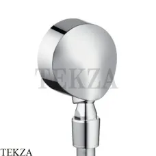 Hansgrohe Fixfit Е Шланговое подсоединение с клапаном обратного тока 27505000, хром глянец