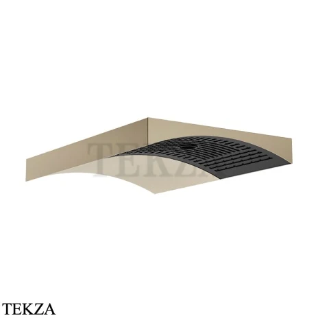 Gessi Haute Culture Shower Верхняя регулируемая лейка с настенным держателем 57506-149, нерж. сталь Brush / никель Brushed