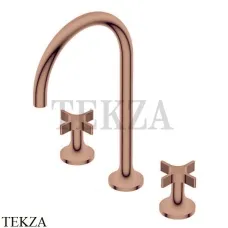 Ritmonio Diametro35 Cross Смеситель для раковины, без гарнитура PR53AE202 F32, Rose Gold