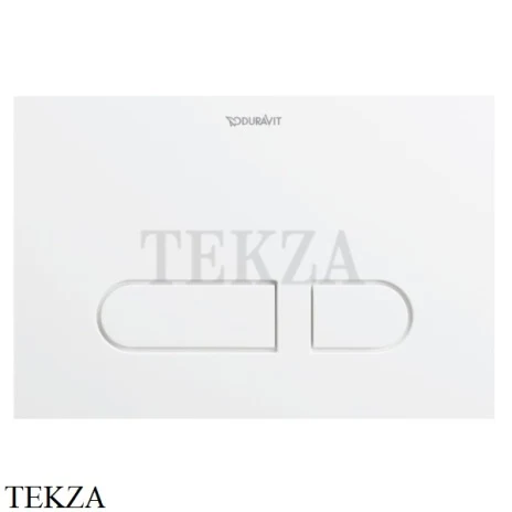 Duravit DuraSystem Клавиша смыва A1, пластик WD5008011000, белый матовый