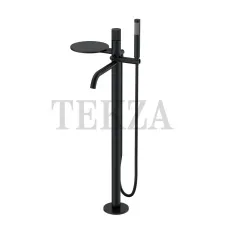 Boheme Stick Смеситель для ванны напольный, комплект Stick 129-BB.3 Black LINEA