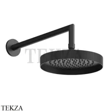 Gessi Inverso RIGATO Верхняя душевая лейка с кронштейном 63548-299, Black XL