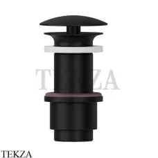 Newform Донный клапан для раковины 65-85 со свободным сливом 229.01.093, черный матовый