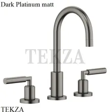 Dornbracht TARA Смеситель для умывальника, с донным клапаном 20710882-99, Dark Platinum matt