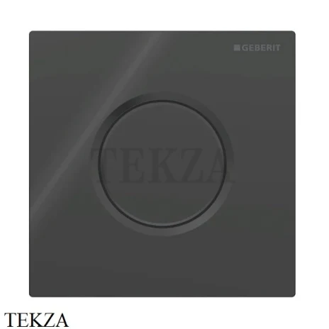Geberit Sigma01 Клавиша смыва для писсара HyTroniс, ручной пневмопривод 116.011.DW.5, черный глянец