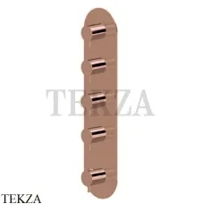 Newform XT Термостат для душа на 4 потока, внешняя часть, 67604E.58.061, PVD Copper bronze