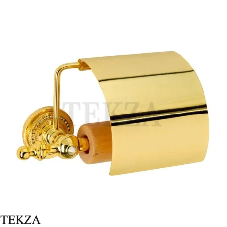 Boheme Imperiale Держатель туалетной бумаги с крышкой 10401, золото глянец