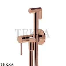 Newform Гигиенический душ с держателем и смесителем, 886.58.061, PVD Copper bronze