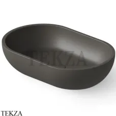 Dea Design Washbasins Раковина настольная овальная Solid Surface DD9034 580 5, Graphite №5