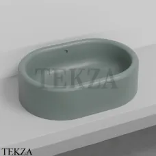 Cielo Itaca Раковина накладная овальная, с переливом ITLAO MU, Muschio