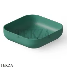 Dea Design Washbasins Раковина настольная 40х40 Solid Surface DD9102 400 10, Green №10