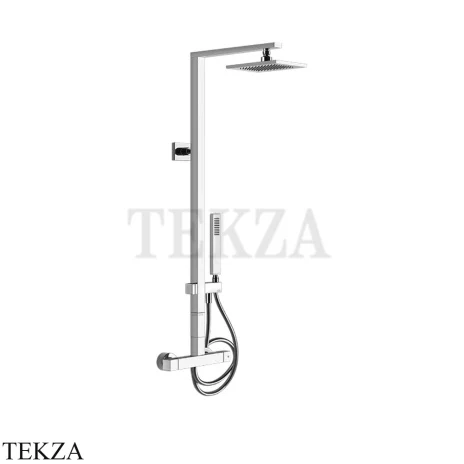 Gessi Rettangolo shower Душевая колонна с термостатом 23447-031, хром глянец