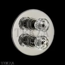 Devon&Devon GEMSTONE Термостат на 1 выход, с встроенной частью EXC-GM1481CR, хром глянец