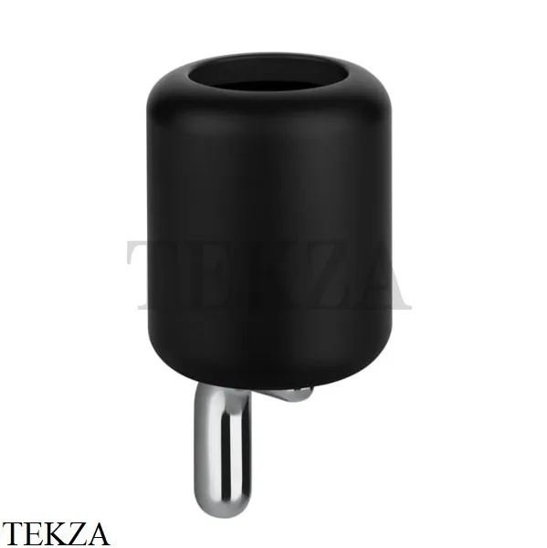 Gessi Goccia Стакан настенный, черная керамика 38008-031, хром глянец
