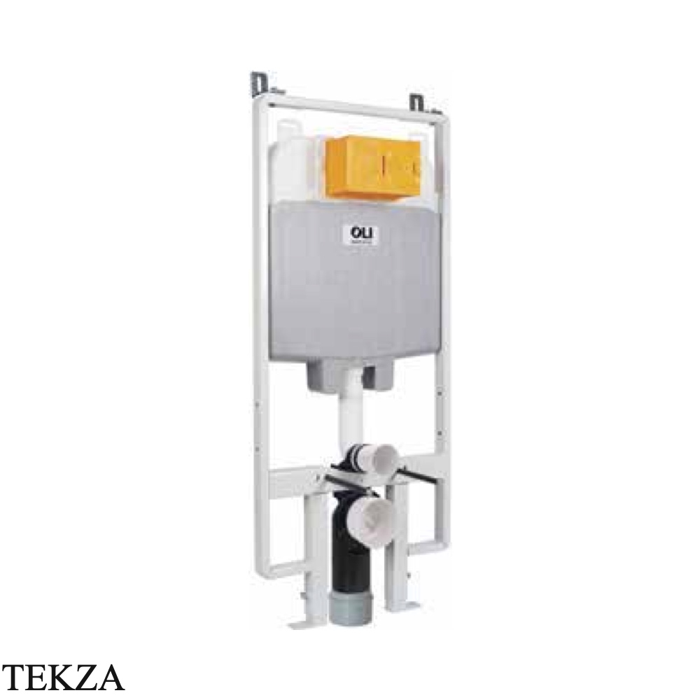 Flaminia инсталляция OLI74 PLUS Mechanic Sanitarblock S90 для подвесного унитаза 601803, светло-серый