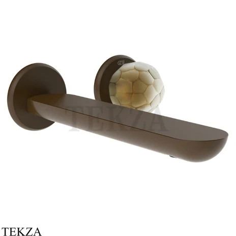 Gessi Perle Смеситель для раковины, внешняя часть 74488-845, бронза Dark Brush