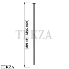 Gessi INCISO Излив для раковины потолочный под размер 15-190 см 58299-299, Black XL