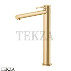 Gattoni Circle One Смеситель для раковины высокий, с донным клапаном 9048/90SG, Gold Satin