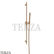Gessi Habito TRAME Штанга в комплекте с душевой лейкой и шлангом 70345-726, Warm Bronze Br