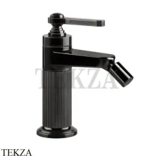 Gessi VENTI20 Смеситель для биде с донным клапаном 65007-706, Black Metal