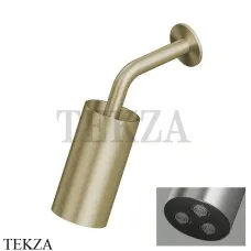 QuadroDesign Верхний душ с регулируемой струей, SF018.04 OC, Light Gold