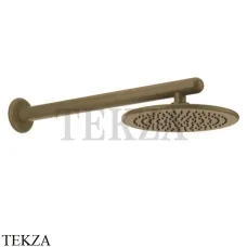 Gessi Goccia Душевая лейка 21,6 с настенным креплением 33755-713, Antique Brass