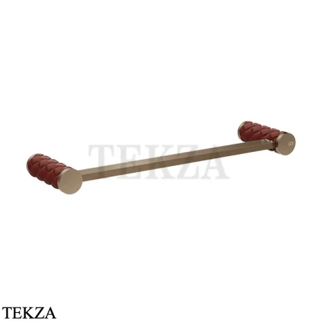 Gessi Pelle Tresse Держатель для полотенца 30 см 78697-447, Red Cherry/ Coffee Bronze Br. PVD