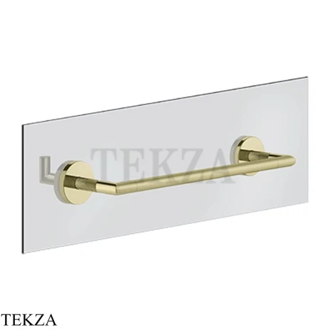 Gessi ANELLO Полотенцедержатель для крепления на стекло, 30 см 63824-710, Brass PVD