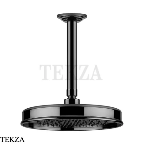 Gessi VENTI20 Верхний душ 200 с потолочным креплением 65152-706, Black Metal PVD