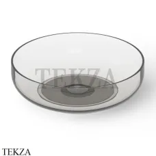 Dea Design Washbasins Раковина настольная D40 см Glasstech DD9101 400 R4, Smoky Black R4