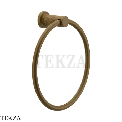 Gessi INCISO accessories Держатель для полотенца кольцевой 58509-713, Antique Brass