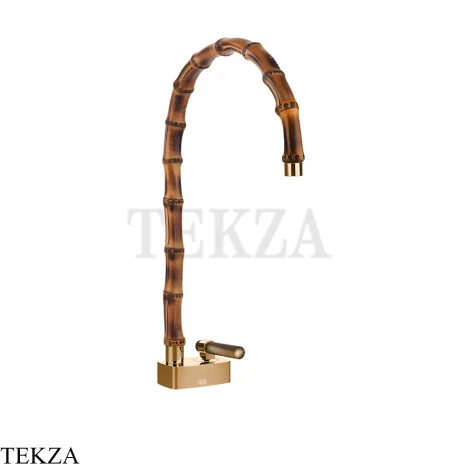 Gessi Jacqueline Смеситель для раковины высокий, без донного клапана 77203-735, бронза глянец